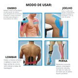 Fita Bandagem Adesiva Elastica Tape Kinesio