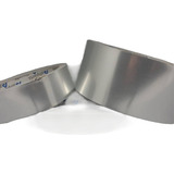 Fita Borda Pvc Aluminio liso 64mm C 15 Metros