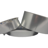 Fita Borda Pvc Aluminio liso 64mm C 5 Metros
