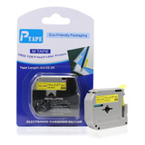 Fita Branca Compativel Etiquetador Brother Pt 65 Pt 80 Pt 85
