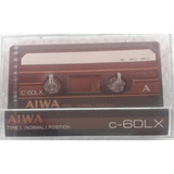 Fita Cassete Aiwa C 60 Lx Raríssima Virgem Made In Japan