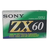 Fita Cassete Áudio Zx60 Sony 60