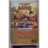 Fita Cassete Bambi Walt Disney en Espanol Original K7