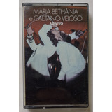 Fita Cassete K7 Maria Bethania E Caetano Veloso Ao Vivo 1978