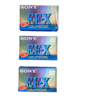 Fita Cassete K7 Sony Ef X60 Virgem Type 1 Normal Bias 120 Eq