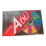 Fita Cassete K7 Virgem Para Gravação Tdk A60 Lacrada