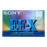 Fita Cassete K7 Virgem Sony Ef