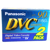 Fita Cassete Mini Dvc Panasonic 60 90 Min 2 Pack Japan Ler