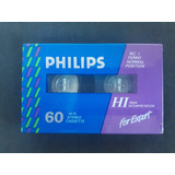 Fita Cassete Philips 60 Min Virgem