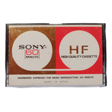 Fita Cassete Sony 60 Hf Raridade