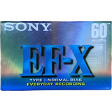 Fita Cassete Sony Ef x 60