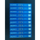 Fita Cassete Sony Ef x Caixa
