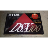 Fita Cassete Tdk Ds x 100 Lacrada Sti Sony Gradiente Polyvox