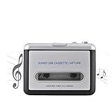 Fita Cassete USB Portátil Para PC Conversor De Comutador De CD MP3 Conversor De Conversor De MP3 Com Fone De Ouvido Captura De Transferência De áudio Leitor De Música