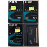 Fita Cassette Dcc Digital Cassete Philips 60m 75m Cada
