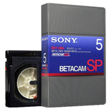 Fita Cassette Sony Bct 5ma Betacam Sp Vídeo 5 Minutos