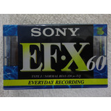 Fita Cassette Sony Efx 60m