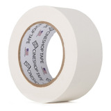 Fita Cinegaff De Tecido 100 Algodão Branco Fosco 48mmx25mts