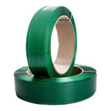 Fita Cinta De Arquear Pet Poliester Verde 16 Mm