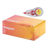 Fita Corretiva 5mm X 6m Maxprint Caixa Com 12 Unidades