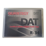 Fita Dat Audio Digital Quantegy R 34 Tape Cassete 34 Minutos