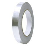 Fita De Alumínio Térmica Adesiva Alta Temperatura 18mm 45m Cor Prata