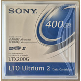 Fita De Backup Sony Lto Ultrium 2 Ltx200g 400gb 40 80mb s
