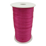 Fita De Cetim Rolo Com 100metros Largura 7mm Diversas Cores Cor Rosa
