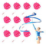 Fita De Ginastica Rítmica Pink Com Estilete Fibra 10un