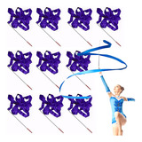 Fita De Ginastica Rítmica Roxo Com Estilete Fibra 10un
