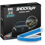 Fita De Led Dual Color Drl Shocklight Farol Dianteiro 60cm