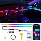 Fita De Luz De LED Para Carro Tesla Model 3 Y S X Dreamcolor Com USB Tipo C RGB 2 Em 1 Com Tira De LED De 150 Cm Para Tesla Dynamic Chasing Music Sync Neon Tesla Kits De Iluminação Ambiente