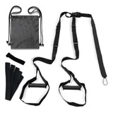 Fita De Treinamento Suspenso funcional pilates kit Tipo Trx Cor Preto