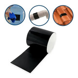 Fita De Vedação Para Reparos Impermeável 10cm X 150cm Cor Preto Liso