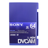 Fita De Vídeo Dvcam Sony Pdv 64n 64 Minutos Para Tape Hdv