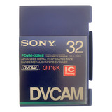 Fita De Video Dvcam Sony Pdvm 32me Memória 16k Virgem