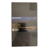 Fita De Video S vhs Sony Mqst 30 Virgem