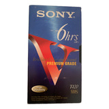 Fita De Video Vhs Kit C 4 Sony T 120 Virgem