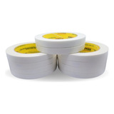 Fita Dupla Face 12x30 Tnt Branco Com 10 Rolos Maior Adesão