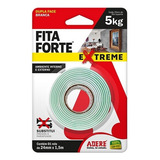 Fita Dupla Face Fita Forte 24mm X 1 5m Adere Até 5 Kg Vidros Cor Transparente