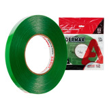 Fita Dupla Face Verde Adere Fita Forte Profissional 12mmx20m