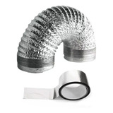 Fita Duto Aluminizado Flexível 100mm Exaustor Coifa 10 Mts