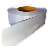 Fita Faixa Refletiva Cinza Prata Para Uniformes 50 Mt X 5 Cm