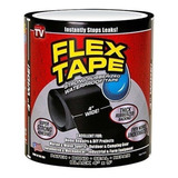 Fita Flex Tape Preta 10cm X 150cm Cola Tudo Multi Aplicação