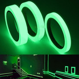 Fita Fluorescente Adesiva Teto Brilha Neon Decoração Rolo 3m
