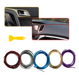 Fita Friso Filete Painel Carro Tuning Vermelho Azul Interior