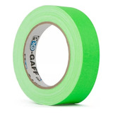 Fita Gaffer Tape Pro Gaff Verde Fluorescente 2 5cm X 50 Mts