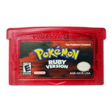 Fita Game Boy Advance Pokemon Ruby Version Nintendo Novo