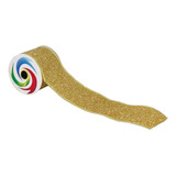 Fita Hiperfesta Natal 6mm 2 7m Lisa Dourada
