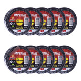 Fita Isolante 3m Imperial 18mm X 20 Metros Pacote C 10 Peças